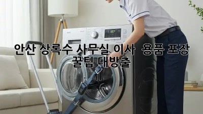 안산 상록수 사무실 이사 🚚 용품 포장 꿀팁 대방출!